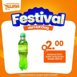 Folleto Suma Supermercados semana 33 Página 5: Cool Gaseosa sabor lima limón botella €2,00