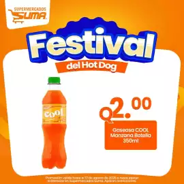 Folleto Suma Supermercados semana 33 Página 6: Cool Gaseosa Manzana €2,00