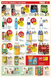 Folleto FROIZ Página 12: Kombucha eco Casa Xanceda €1,25, Aquarius Zero naranja o limón €1,69
