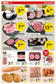 Folleto FROIZ Página 3: El de castañas hamburguesa de cerdo €3,00, Torre de Núñez chorizo criollo €3,25