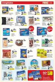 Folleto FROIZ Página 4: Froitomar lomo de bacalao desalado €13,99, Pescanova tronquitos porcionables €2,69