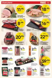 Folleto FROIZ Página 6: Torre de Núñez chorizo extra lonchas €1,65, Legado paleta o jamón de cebo ibérico €3,95