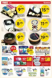 Folleto FROIZ Página 7: Queso El Pastor tierno o light bajo en sal lonchas €0,50, Froiz queso rallado mozzarella light €1,79
