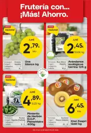 Folleto FROIZ semana 33 Página 2: Kiwi Zespri Gold kg €6,45, Na Horta arándanos ecológicos €2,45