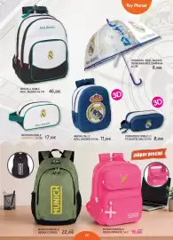 Catálogo Toy Planet Página 25: Munich mochila negra o verde €22,99, Munich mochila fresa portátil 14.1" €19,99