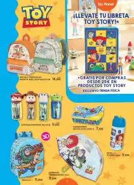 Catálogo Toy Planet Página 7: Mochila 3D €11,99, Sandwichera múltiple toy story 5 €7,99