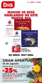 Catálogo Dia Supermercados semana 33 Página 1: Dia Mari Marinera langostino grande cocido / crudo €6,25