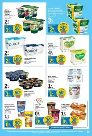 Catálogo E.Leclerc Página 13: ELIGES Café latte €0,23, ELIGES Flan de huevo al baño maría €0,48