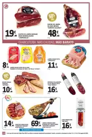 Catálogo E.Leclerc Página 14: VEGA TORMES Chorizo o salchichón cular ibérico extra €16,95, ARTYSAN Lomo curado €16,90