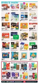 Sobeys flyer week 33 Page 7: drinks & snacks M.Vitie's Digestive WALKER'S OOR MAN BITE-SIZED, THIN & NEW Raspberry TATE'S