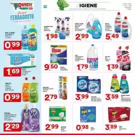 Volantino Quick Sisa Pagina 10: Calgon €3,99, Sweet Home Gel Lavastoviglie €3,59