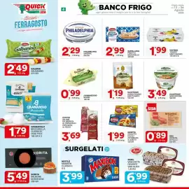 Volantino Quick Sisa Pagina 4: GranTerre Grana Padano Grattugiato €1,19, Sisa wurstel di pollo €0,89