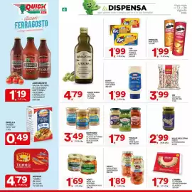 Volantino Quick Sisa Pagina 6: Valle dell'Etna pesto di pistacchio €2,99, Nostromo trancetto di tonno al naturale €3,49
