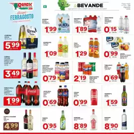 Volantino Quick Sisa Pagina 8: Fanta/Sprite/Coca Cola vari tipi lattina €2,19, Santal succo classico €0,99