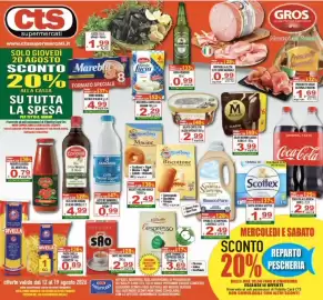 Volantino CTS Supermercati Pagina 25: Gelato Carte d'Or Algida Affogati €2,99, Caffè São Intenso €2,99
