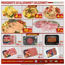 Volantino Idromarket Pagina 9: Pollo ruspante €6,49, Petto di pollo a fette €10,99
