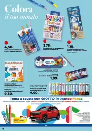 Volantino Unicoop Pagina 18: Pennarelli Fineliner Carioca €3,75, Marcatori acrilici Carioca €4,50
