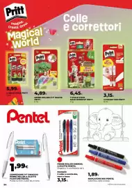 Volantino Unicoop Pagina 24: 7 colle stick maxi offerta pritt €6,45, Pocket pen pritt €3,15