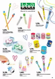 Volantino Unicoop Pagina 25: Penna mini 4in1 led rainbow lebez €1,55, Correttore/colla nastro coco lebez €1,99