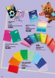 Volantino Unicoop Pagina 36: Diario facce da cuccioli SJ Gang €9,90, Maxiquaderno €1,10