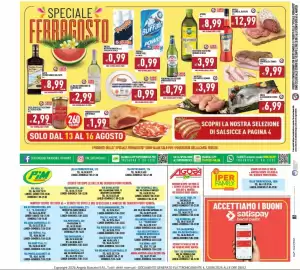 Volantino Iperfamily Pagina 24: Savelli guanciale a tranci €9,99, Presto piatti riutilizzabili fondi / fondi €0,99