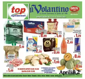 Volantino Top Supermercati Pagina 1: Algida Magnum Classic €3,99, Mutti Passata €1,49