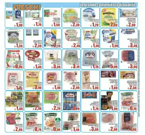 Volantino Top Supermercati Pagina 12: Prosciutto crudo IGP Norcia ATM €3,99, Buoni Sapori Mozzarella di Latte di Bufala €3,19