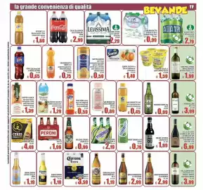 Volantino Top Supermercati Pagina 17: Birra Corona Extra €3,59, San Pellegrino Naturale Aranciata €0,59