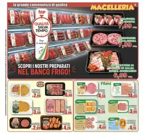 Volantino Top Supermercati Pagina 5: Aia rusticino carne al fuoco €6,99, AIA Cordon Bleu classico €2,99