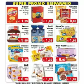 Volantino Magazzini Smart Pagina 4: Ritz crakers original €1,89, Balconi trancetto €1,39