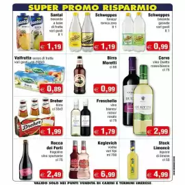 Volantino Magazzini Smart Pagina 6: Valfrutta succo di frutta €0,89, Schweppes tonica/tonica zero €1,19