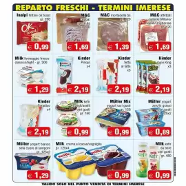 Volantino Magazzini Smart Pagina 8: Kinder fetta al latte €2,19, Kinder Pinguì €2,19