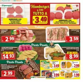 Volantino Iper Triscount Pagina 11: Fileni Cotosnella Cotolella €3,49, AIA Cordon Bleu classico €2,99