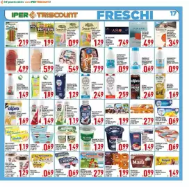 Volantino Iper Triscount Pagina 17: Consilia yogurt 0,1% €0,69, Milcon Plus €1,89