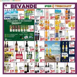 Volantino Iper Triscount Pagina 6: Terre d'Oriente vino I.G.T. negramaro salento/ rosato salento/ nero di troia €2,49