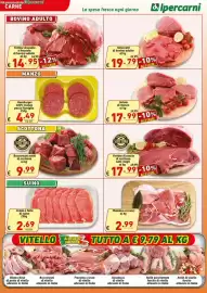 Volantino Ipercarni Pagina 2: Sirloin di manzo €17,99, Fettine di coscio di scottona €17,99