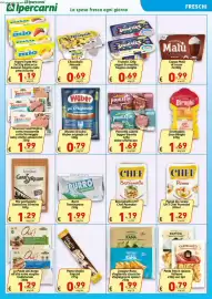 Volantino Ipercarni Pagina 9: Fruttolo yogurt & smarties fragola-vaniglia €0,69, Teneroni CasaModena €1,99