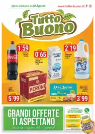 Volantino Tutto Buono Pagina 1: Ace candeggina regolare classica €2,19, Coca Cola Classica €1,59