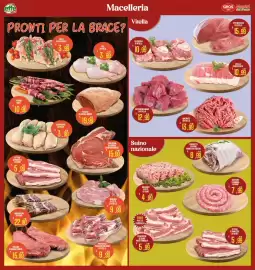 Volantino Supermercati EffePiù Pagina 2: Macinato di vitella €13,99, Fiorentina di costata di bovino danese €15,99