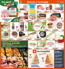 Volantino Supermercati EffePiù Pagina 4: Latteria Sorensina Provolone Dolce €0,99, Santa Maria Canestrato Misto L'Etto €1,29