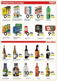 Folheto Froiz Página 6: Gin Bombay €10,89, Vinho Porto Ferreira tawny, ruby ou white €4,29