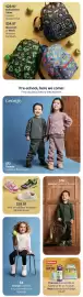 Walmart flyer Page 7: School Yard Vibes €29,97, Minecraft or Mario licensed backpack €24,97