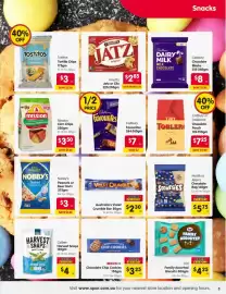 Spar catalogue week 33 Page 5: Arnott's Jatz €2,85, Nestlé or Allen's Chocolate Bag €5,75