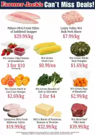 Farmer Jack's catalogue week 33 Page 1: WA Grown Bags of Mandarins €2,99, WA Grown Sweet Corn €0,99