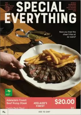 Adelaide's finest catalogue (valid until 18-08)