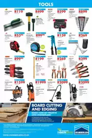 Chamberlain catalogue Page 16: GEDORE SOCKET SET €599,00, HAMMER AND BOLSTER COMBO €499,00