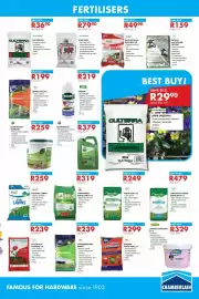 Chamberlain catalogue Page 5: Culterra Bone Meal €79,90, Nutrigreen Gro Green €239,00