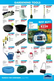 Chamberlain catalogue Page 9: Lasher Fertilizer Spreader €649,00, Gumboot Ladies Marina €219,00