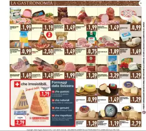 Volantino Supermercati Agorà settimana 33 Pagina 6: Invernizzi Gimas Gorgonzola + Mascarpone €1,69, Asiago Fresco DOP €0,99