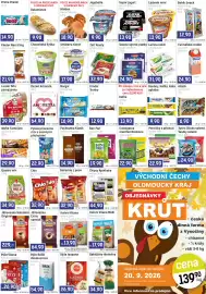 Konzum leták Strana 2: Familijne Wafle €29,90, Jogobella €9,90